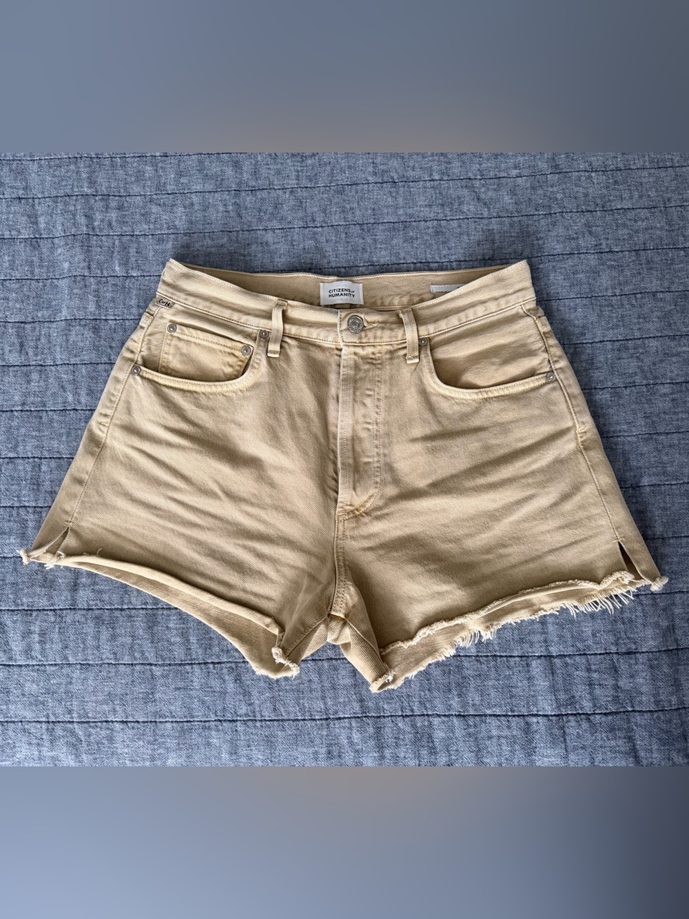 Citizens Of Humanity Marlow High-Rise Cutoff Denim Shorts